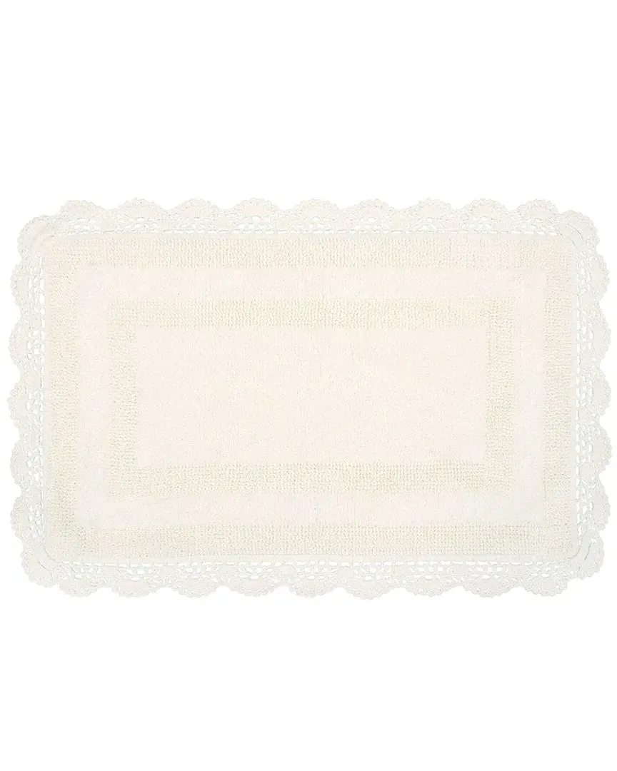Cotton Crochet Bath Rug - Ivory, Cotton