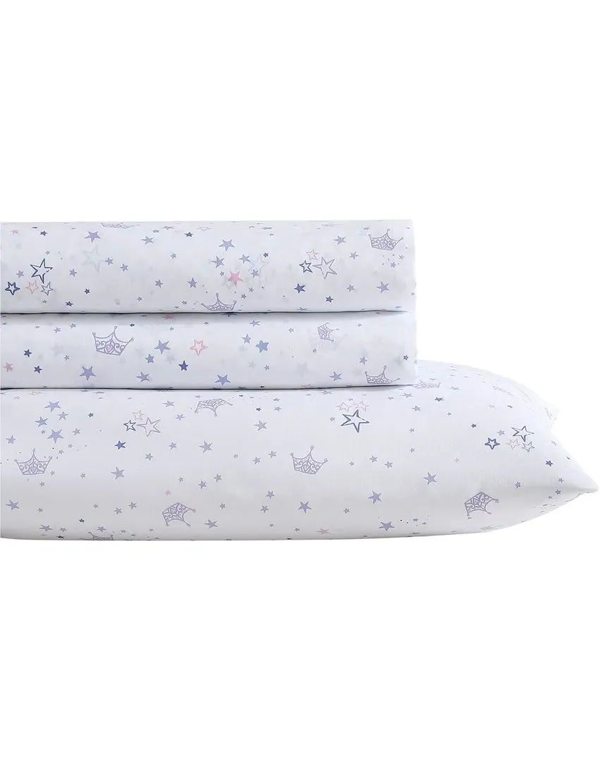 Dancing Stars Ultra Soft Sheet Set - White, Microfiber image