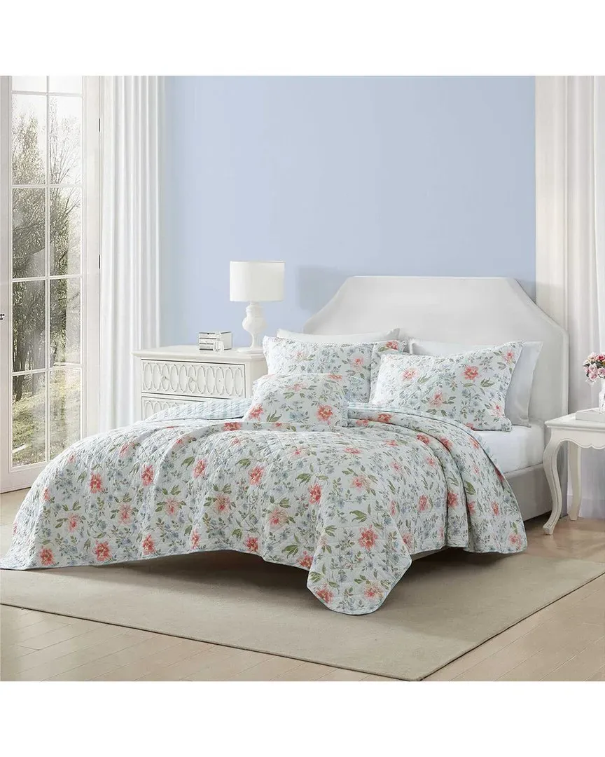 Emilie Reversible Quilt Set - Pink