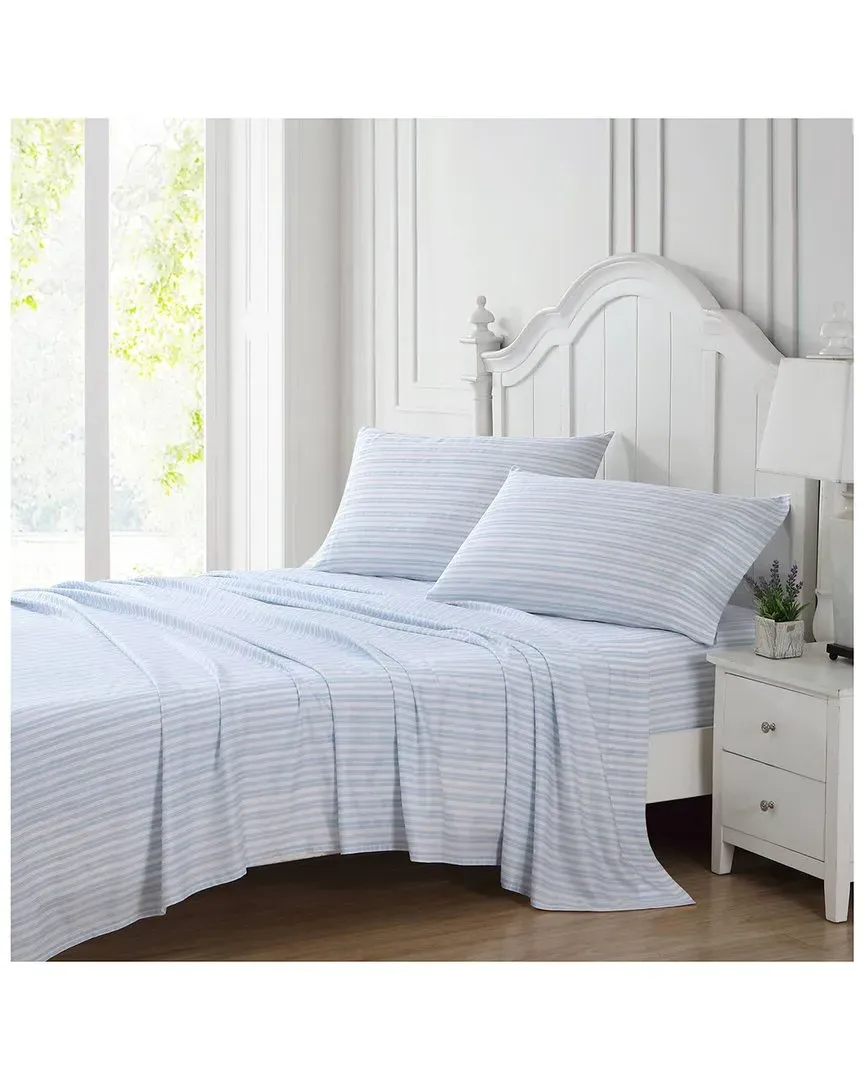 Fern Cotton Sheet Set - Blue image