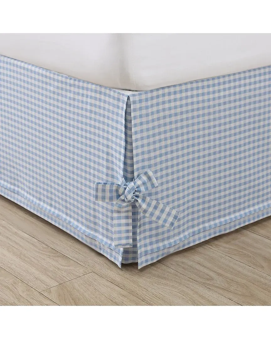 Hedy Cotton Tailored Bedskirt - Blue image