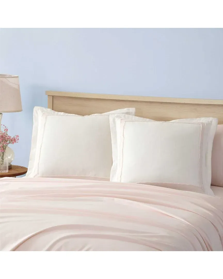Mila Euro Sham - Light Pink, Cotton image