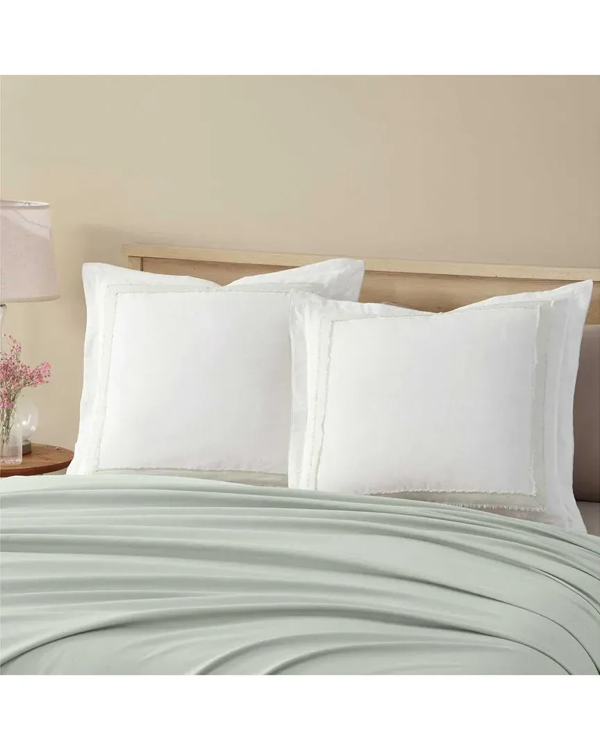 Mila Euro Sham - Soft Green, Cotton