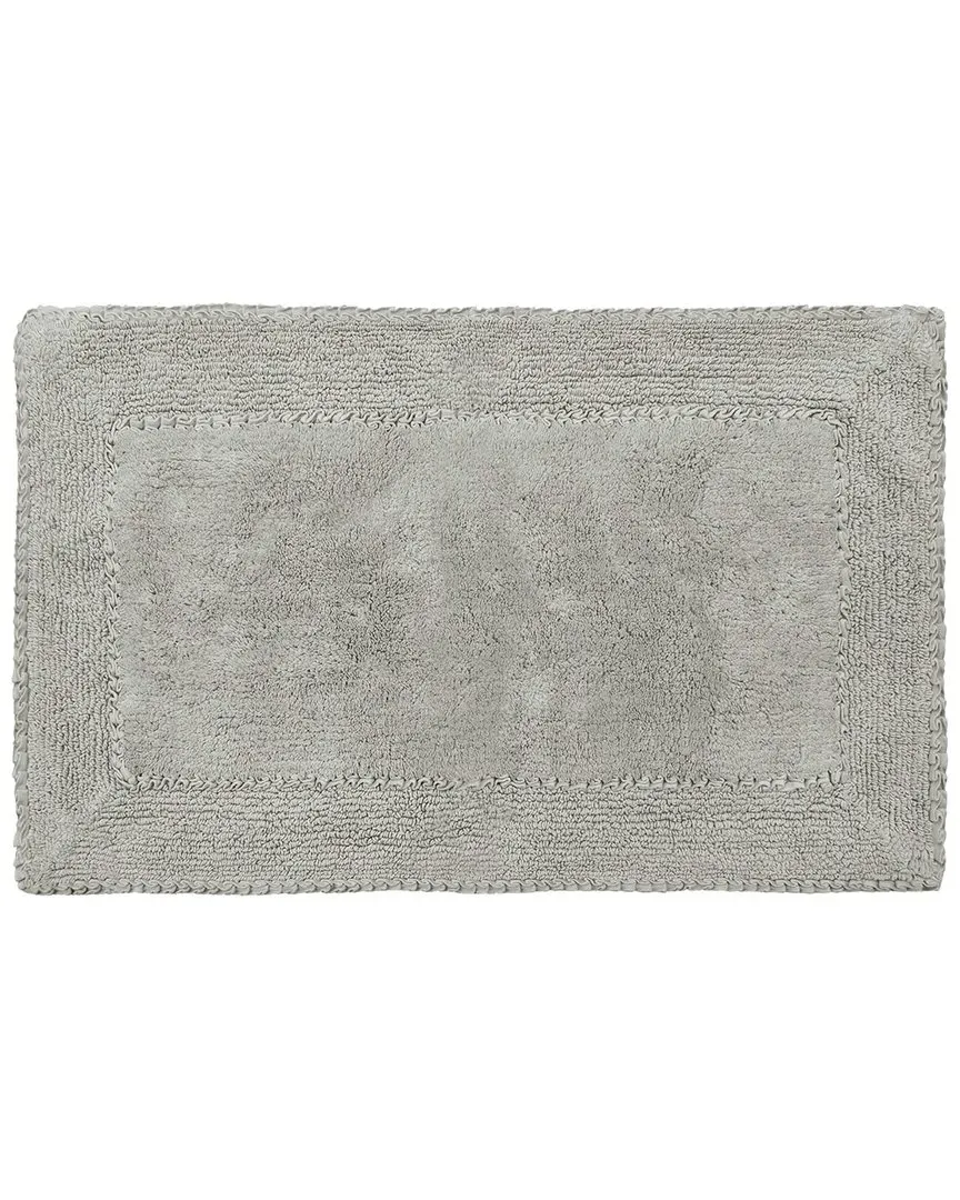 Ruffle Cotton Bath Rug - Light Grey
