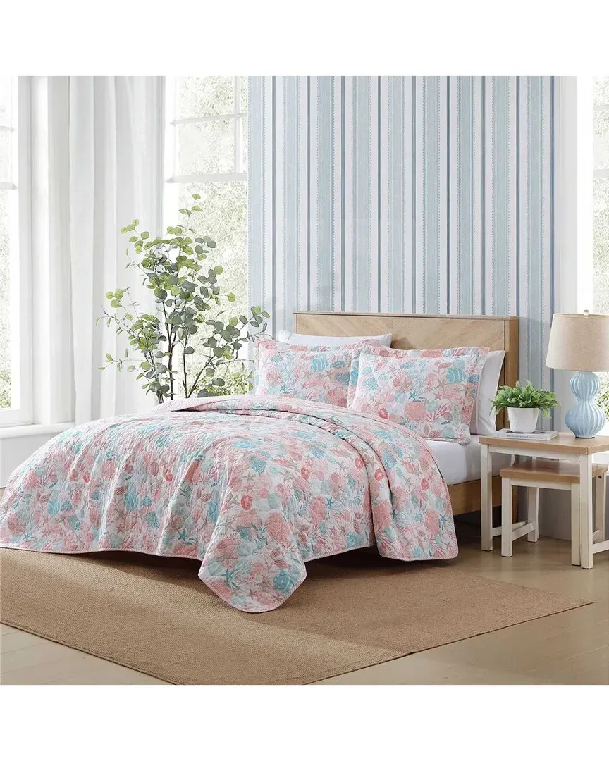 Swimtime Reversible Quilt Set - White