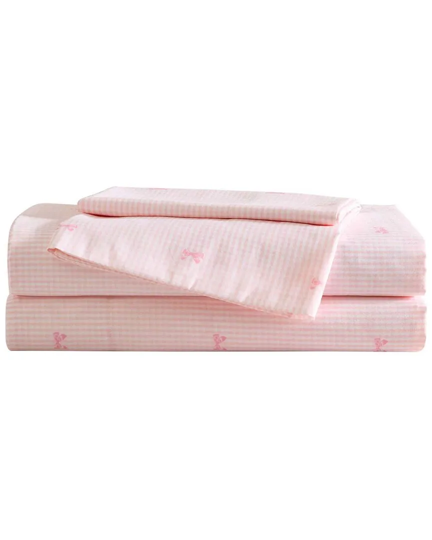 Tiny Bows Sheet Set - Pink, Polyester image