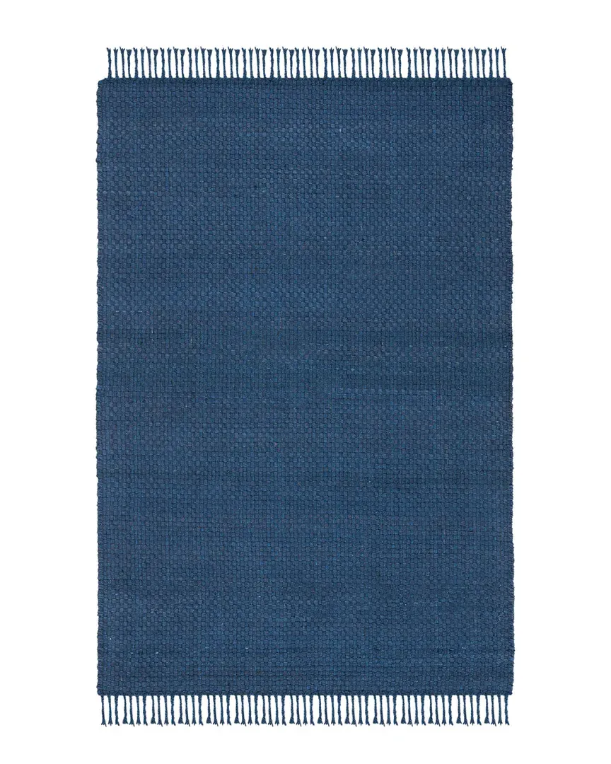 Amalie Hand-Woven Rug - Navy, Wool