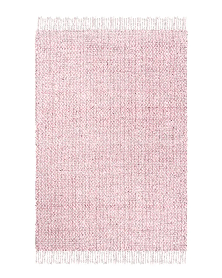 Amalie Hand-Woven Rug - Pink, Wool image
