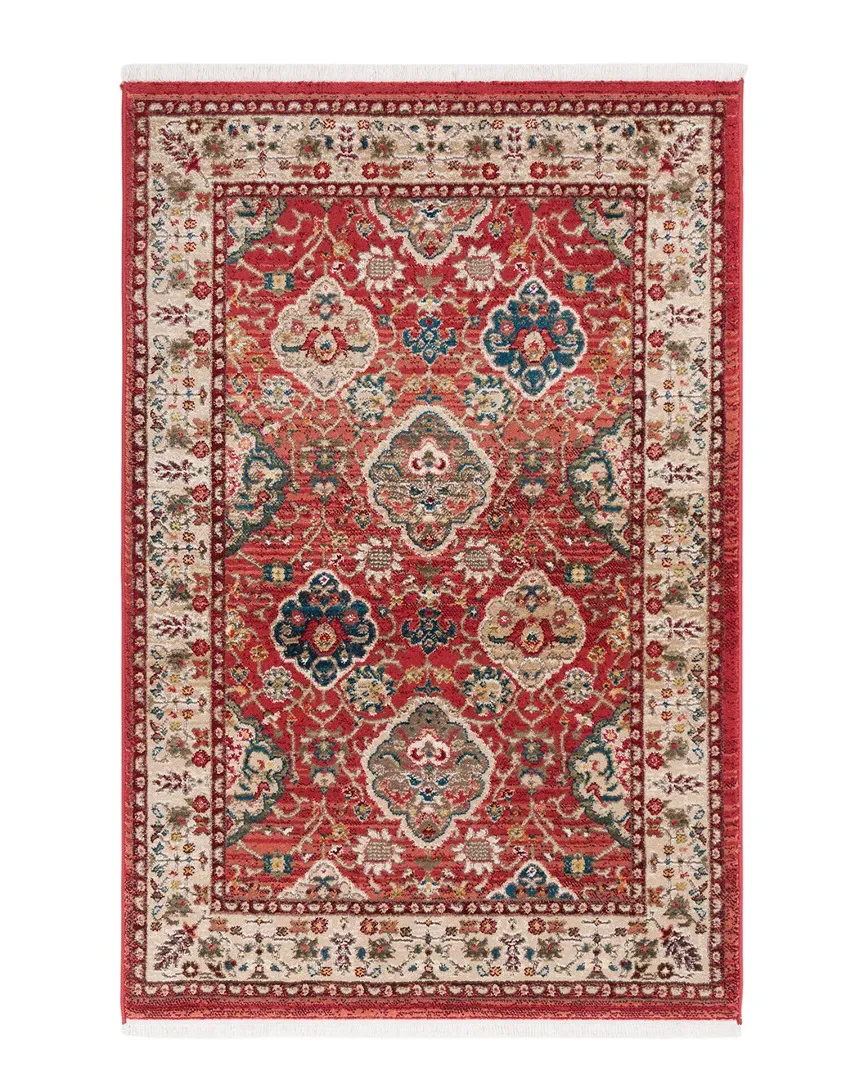 Ariel Rug - Red and Beige, Polypropylene image