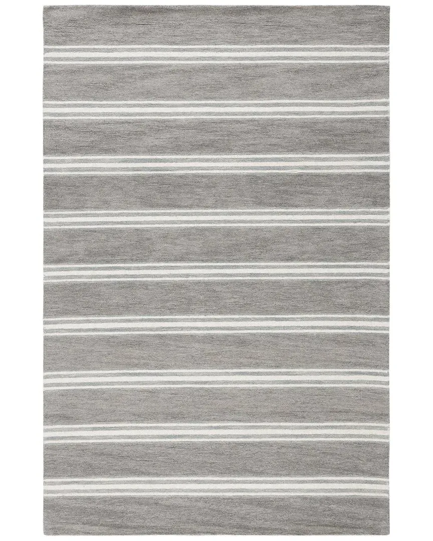 Arlen Stripe Hand Tufted Rug - Grey, Wool image