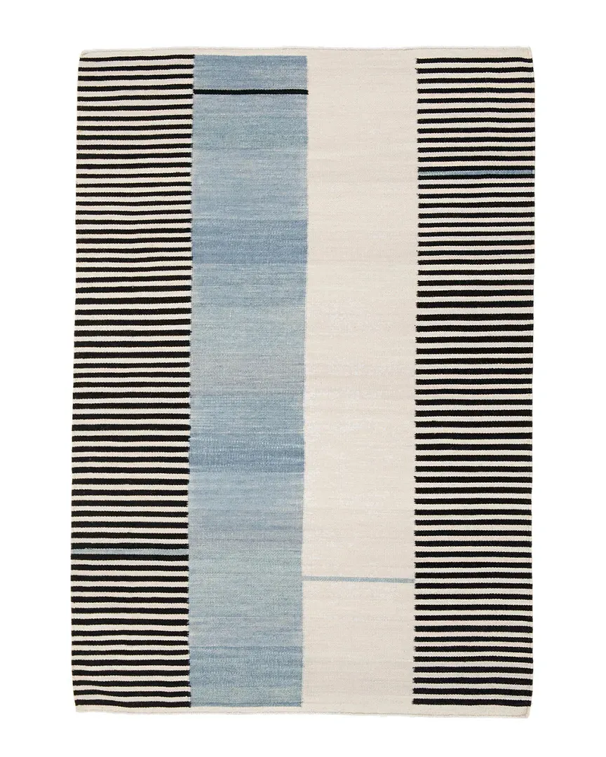 Aryn Stripe Rug - Slate, Wool image