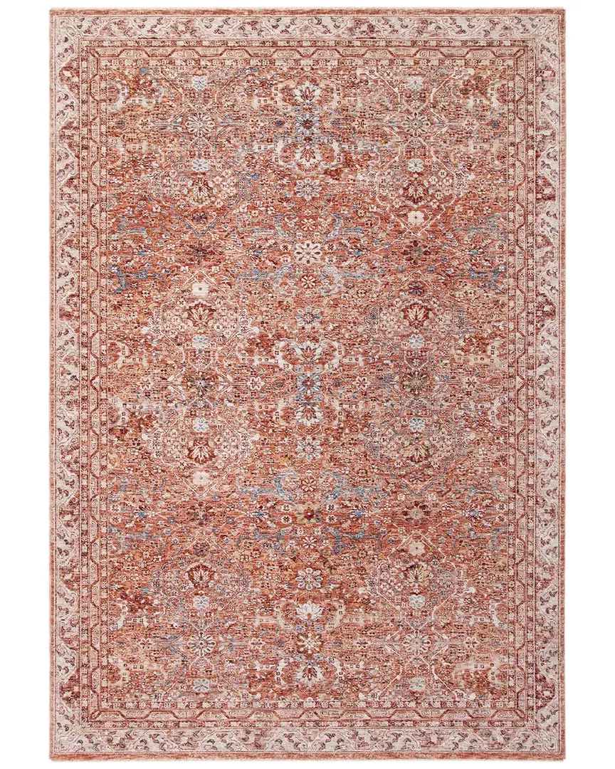 Belvoir Power Loomed Rug - Orange, Polyester