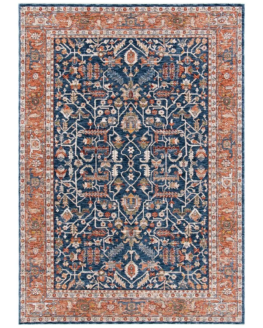 Darcy Power Loomed Rug - Navy, Polyester image