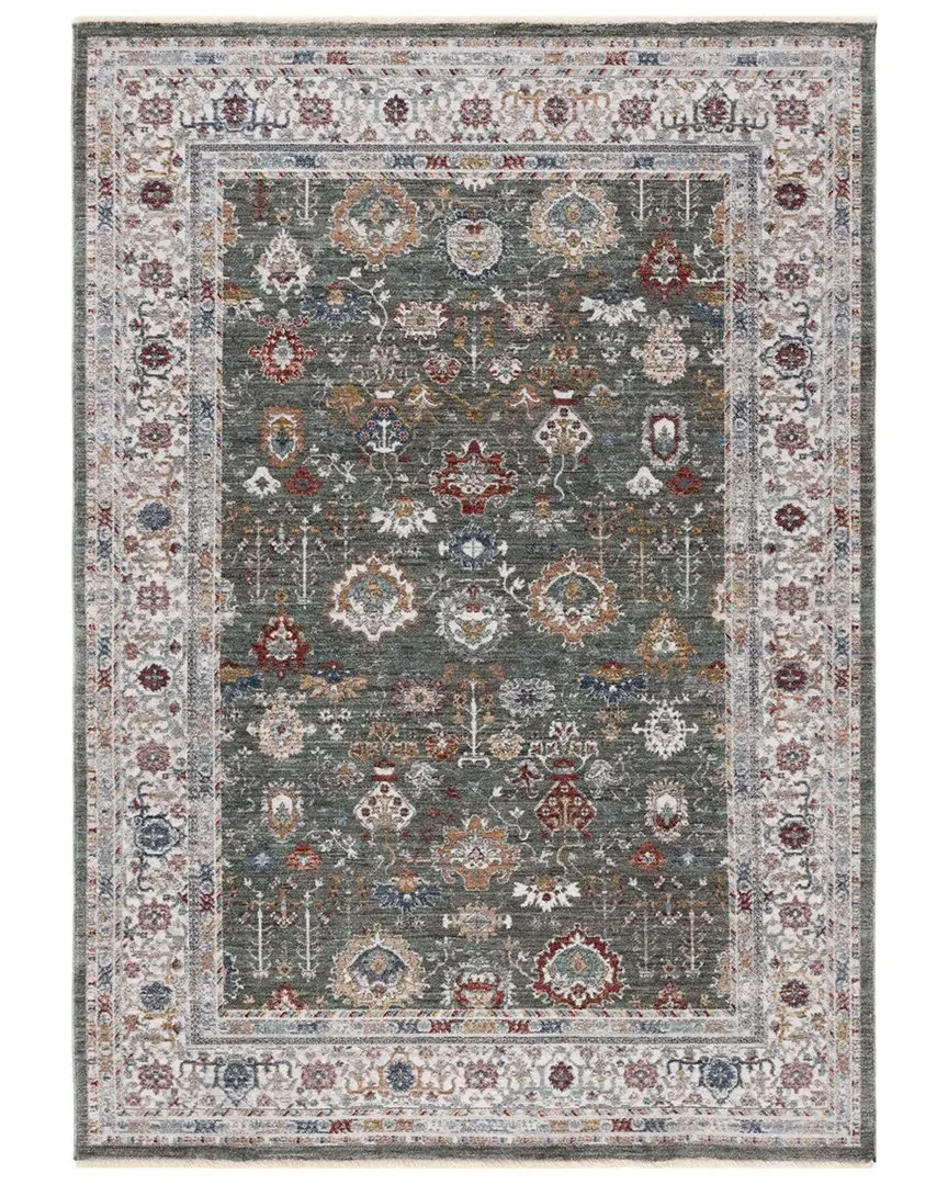Fairhaven Power Loomed Spacedyed Rug - Sage, Polyester