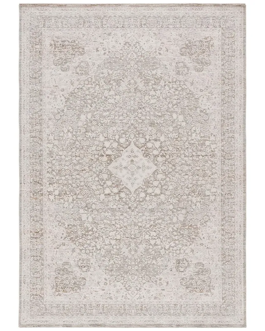 Foxrock Power Loomed Rug - Ivory, Polyester