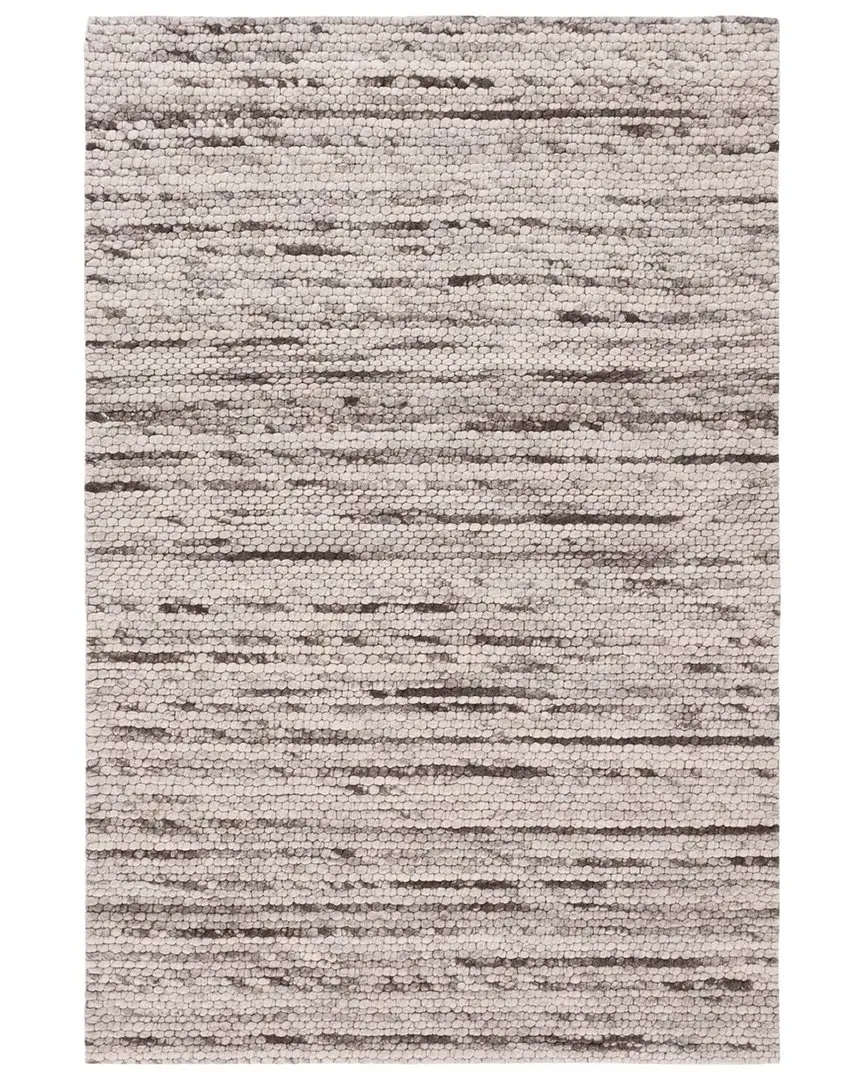 Handwoven Wool-Blend Rug - Beige image