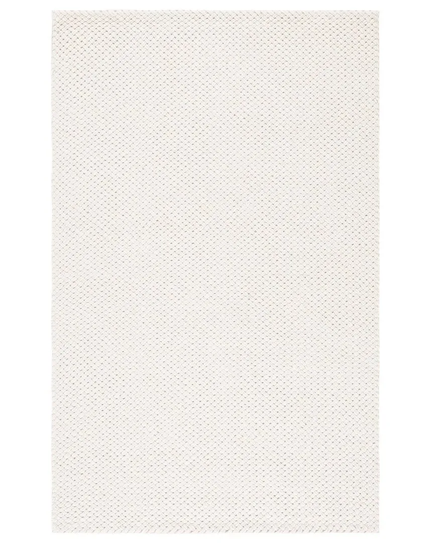Handwoven Wool-Blend Rug - Ivory