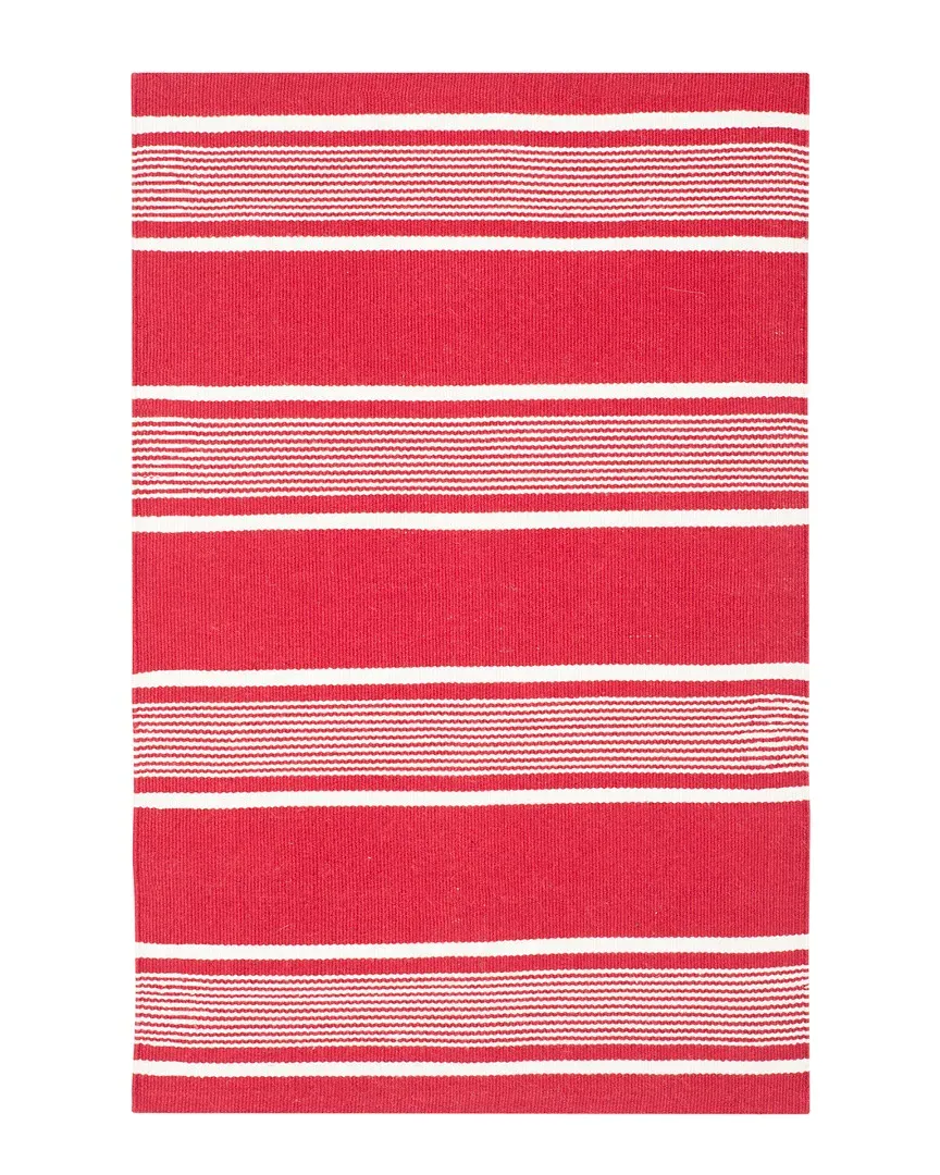 Hanover Stripe Rug - Red, Polyester