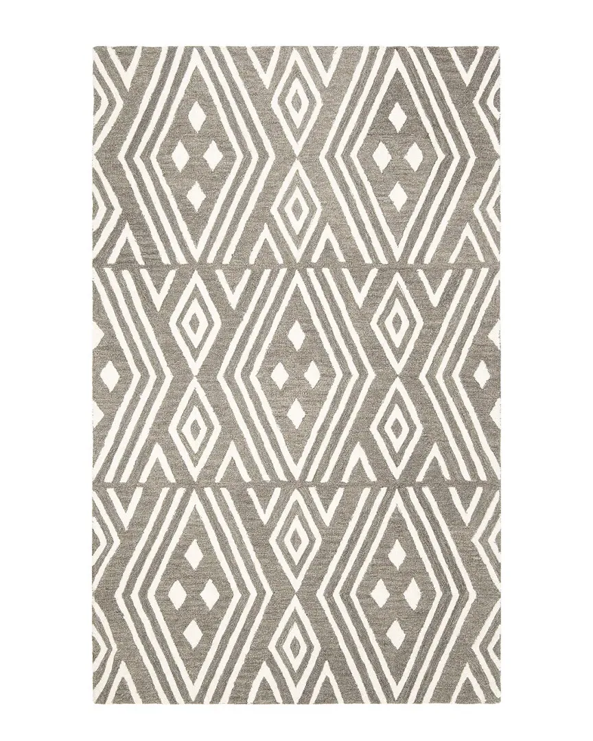 Imani Geometric Hand-Loomed Rug - Sepia, Wool image