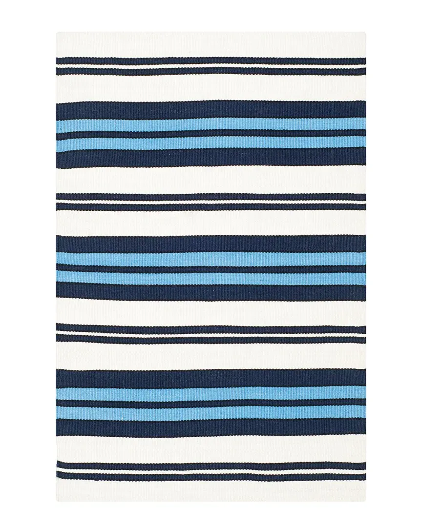 Leopold Stripe Rug - Blue, Polyester image