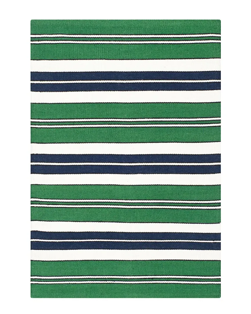 Leopold Stripe Rug - Green, Polyester