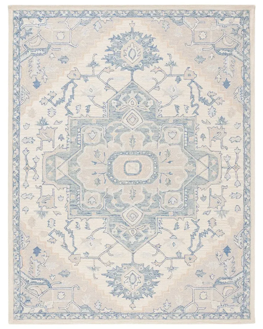 Percy Hand Tufted Rug - Ivory, Wool-Blend