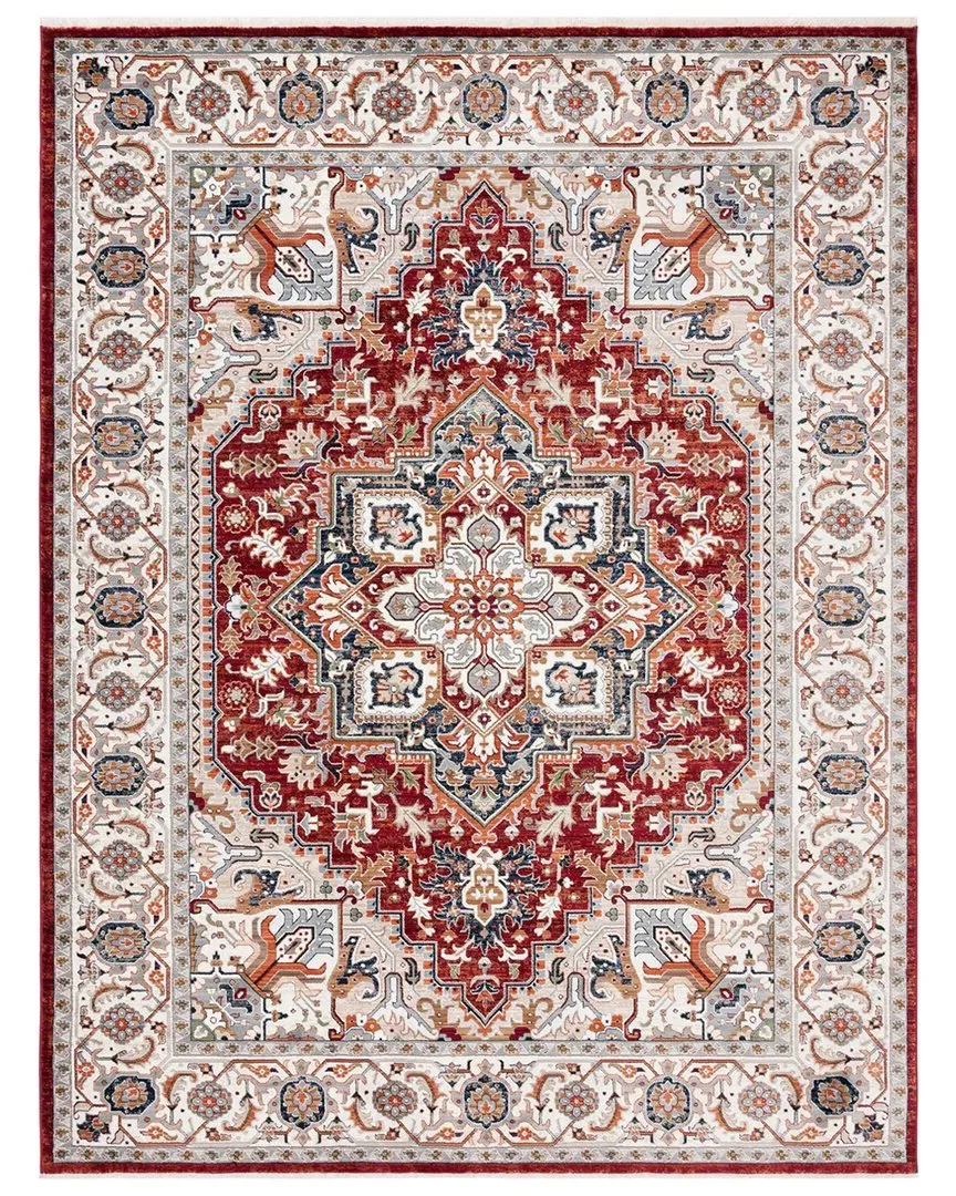 Power Loomed Area Rug - Red, Polypropylene
