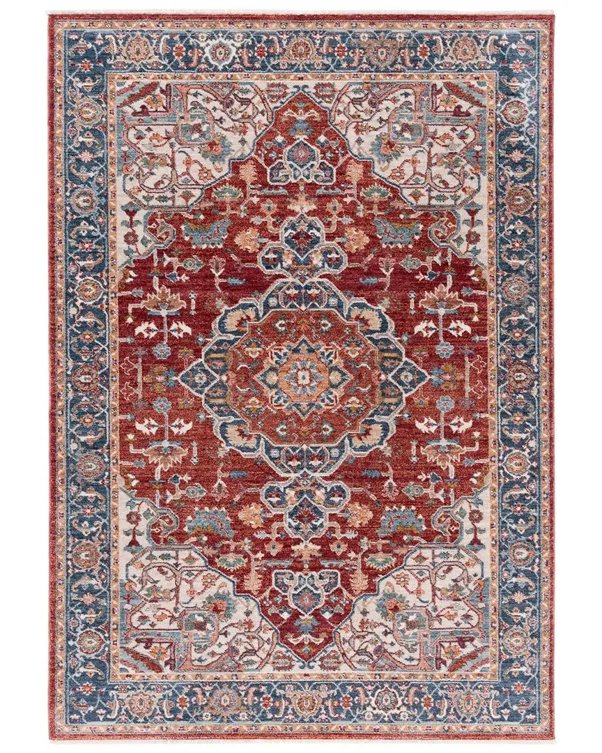 Power Loomed Spacedyed Rug - Red, Polyester