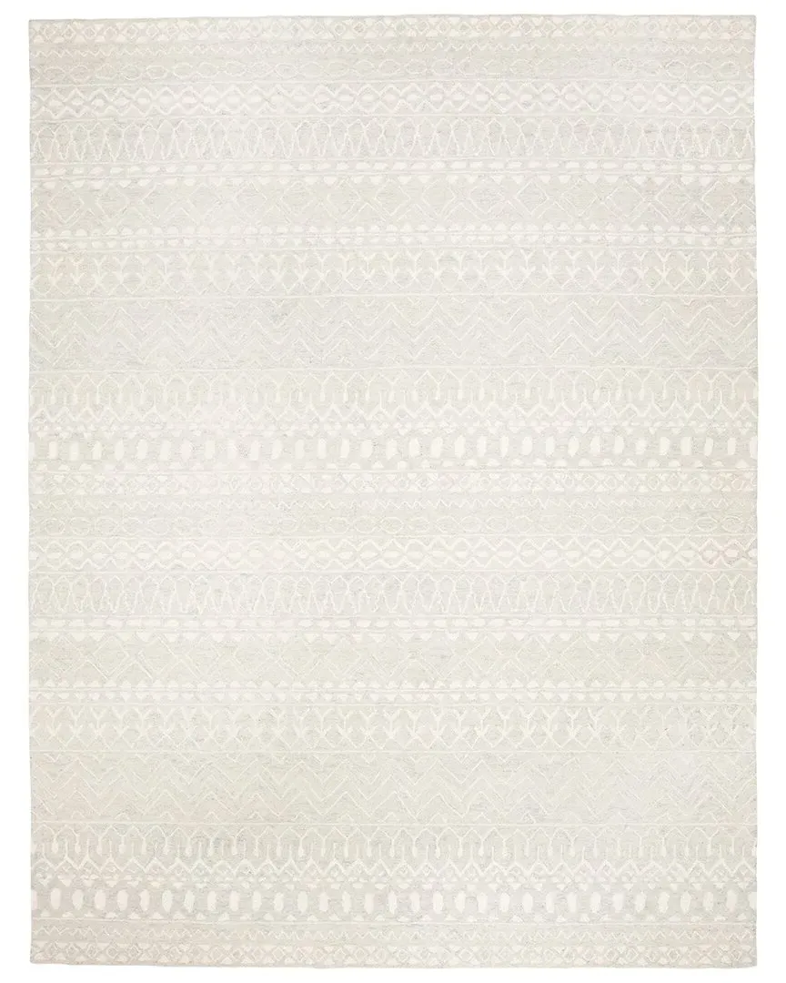 Rosalie Hand-Woven Rug - Blue, Wool