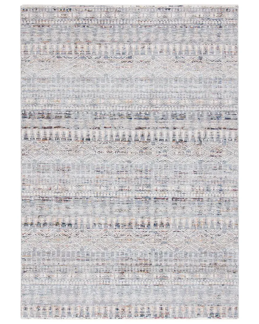 Russell Power Loomed Rug - Silver, Polyester