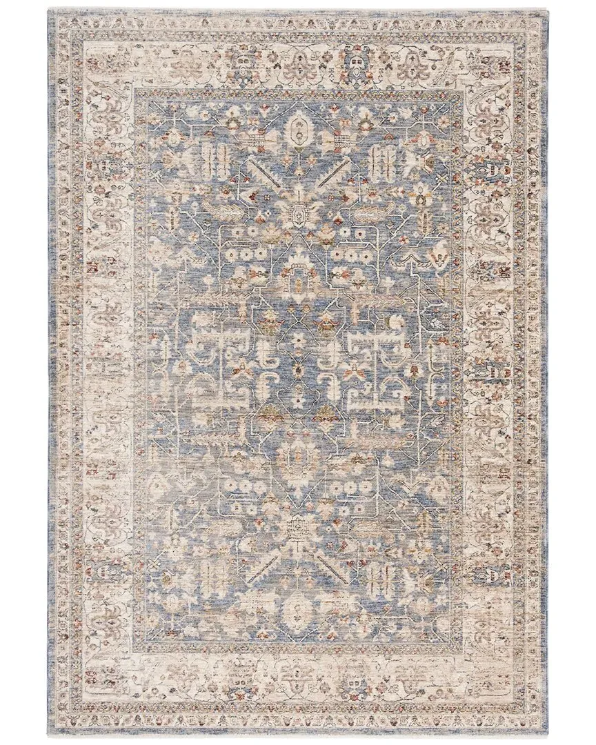 Sidney Power Loomed Rug - Blue, Polyester