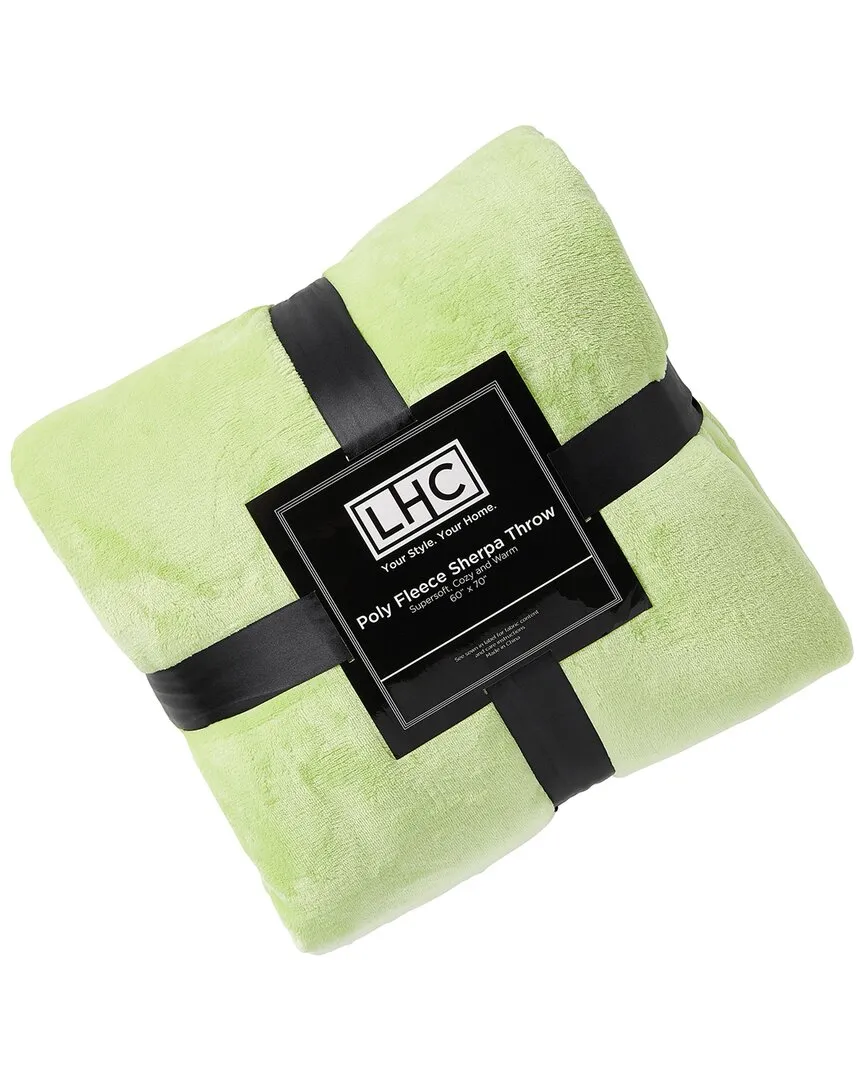 Reversible Oversized Throw Blanket - Pistachio, Polyester image