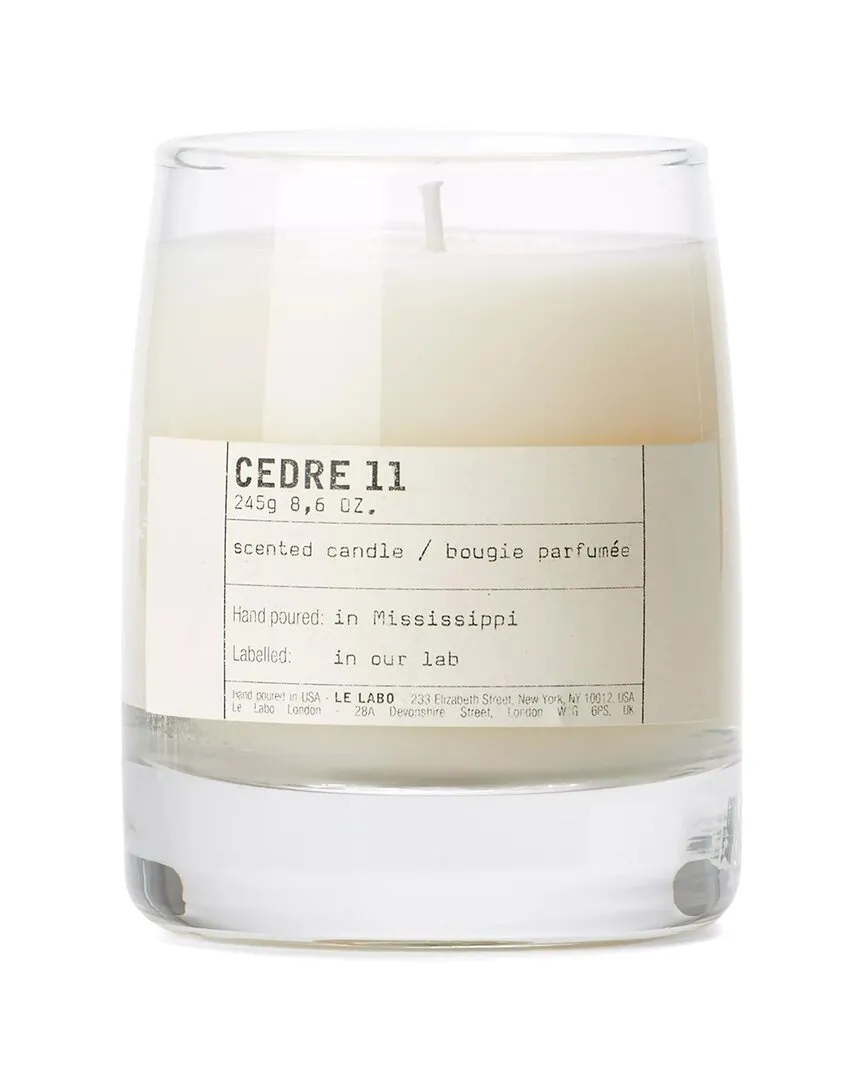Cedre 11 Single Wick Candle - White image