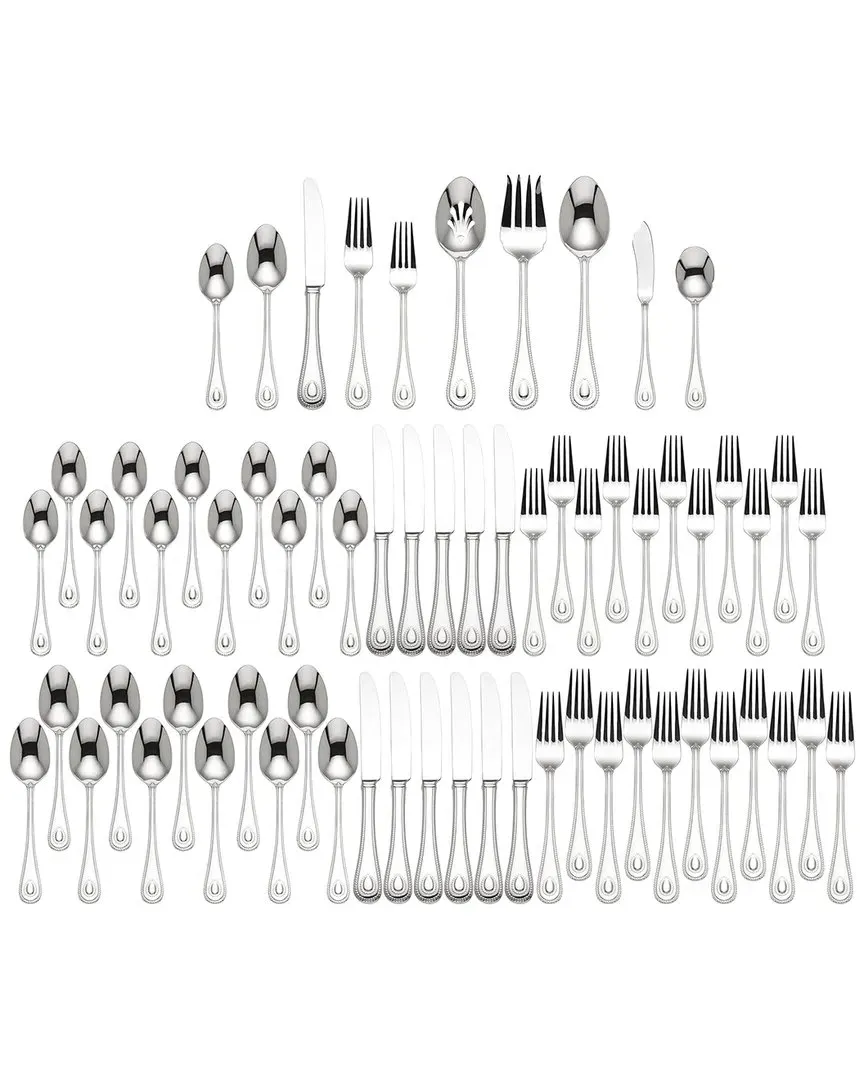 65pc Flatware Set - Stainless Steel image