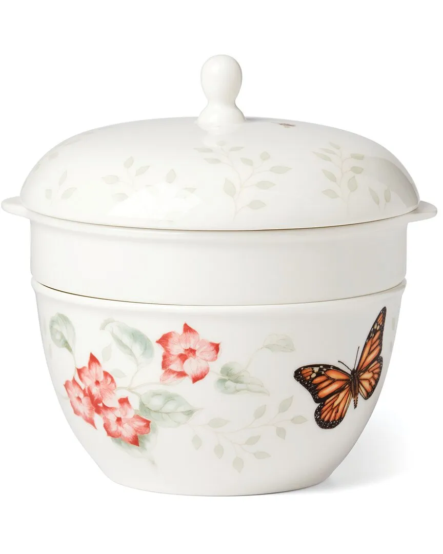 Butterfly Meadow 3-Piece Stackable Bowl Set - Multi, Porcelain