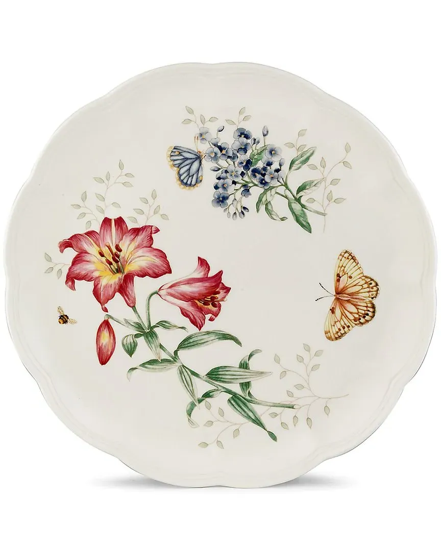 Butterfly Meadow Fritillary Dinner Plate - Multi, Porcelain image