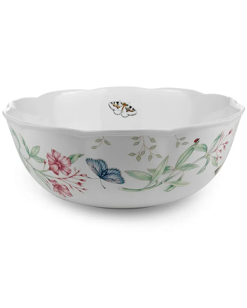 Butterfly Meadow Large Serving Bowl - Multi, Porcelain