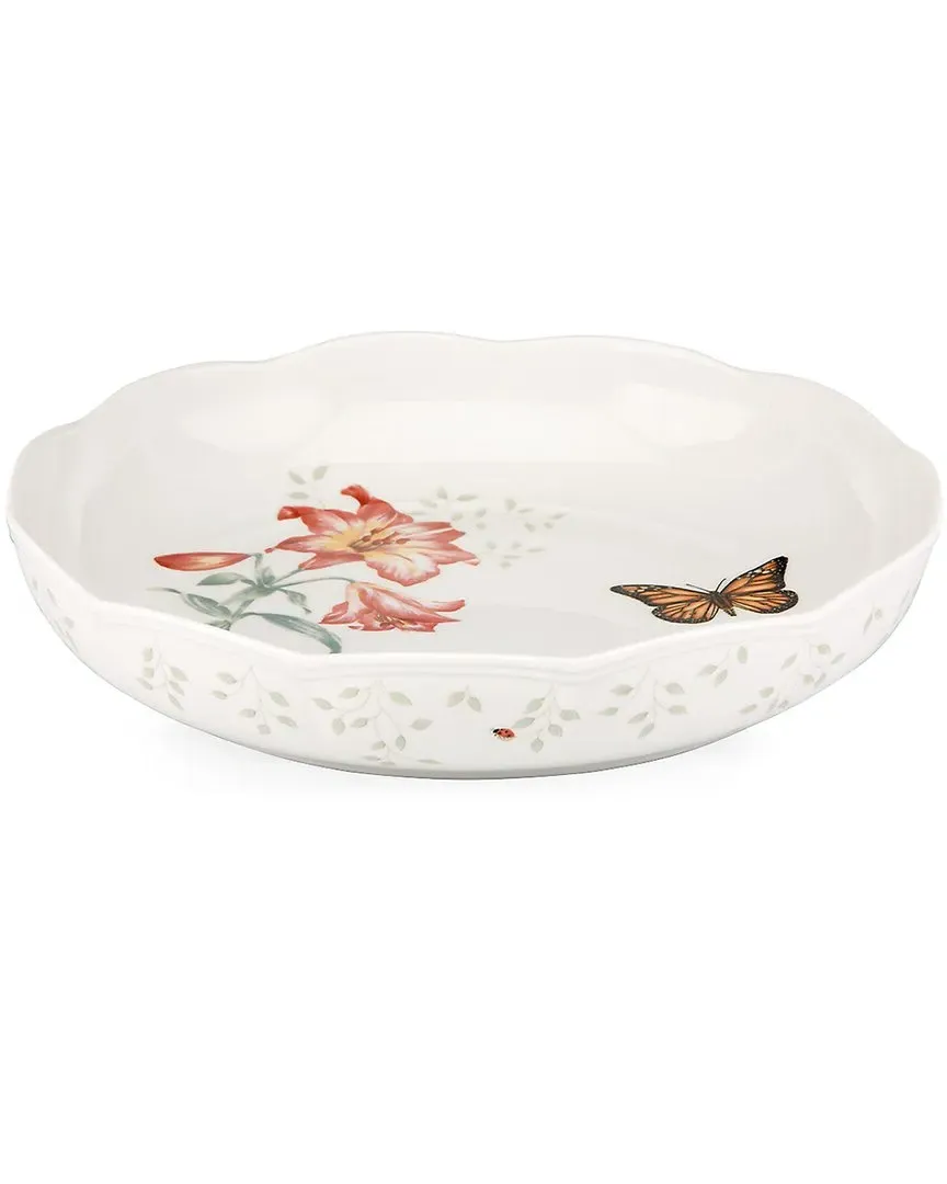 Butterfly Meadow Low Serving Bowl - Multi, Porcelain image
