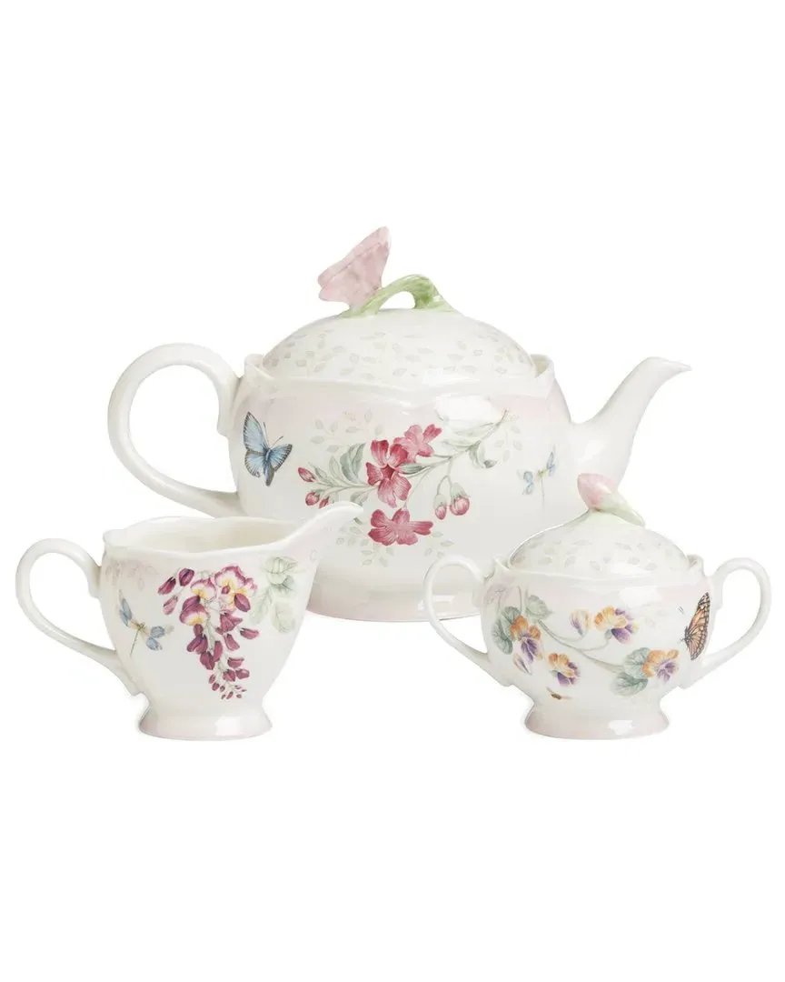 Butterfly Meadow Ombre 5-Piece Tea Set - Multicolor, Porcelain image
