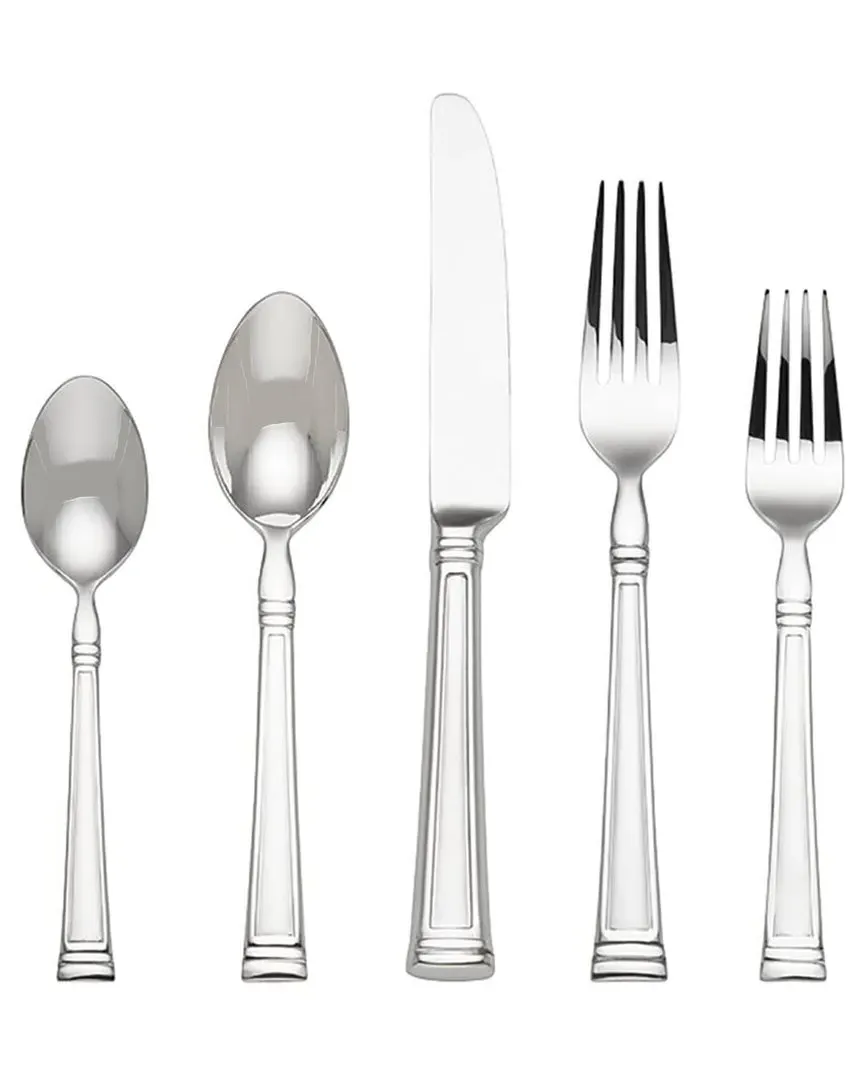 Esquire 65pc Flatware Set - Stainless Steel