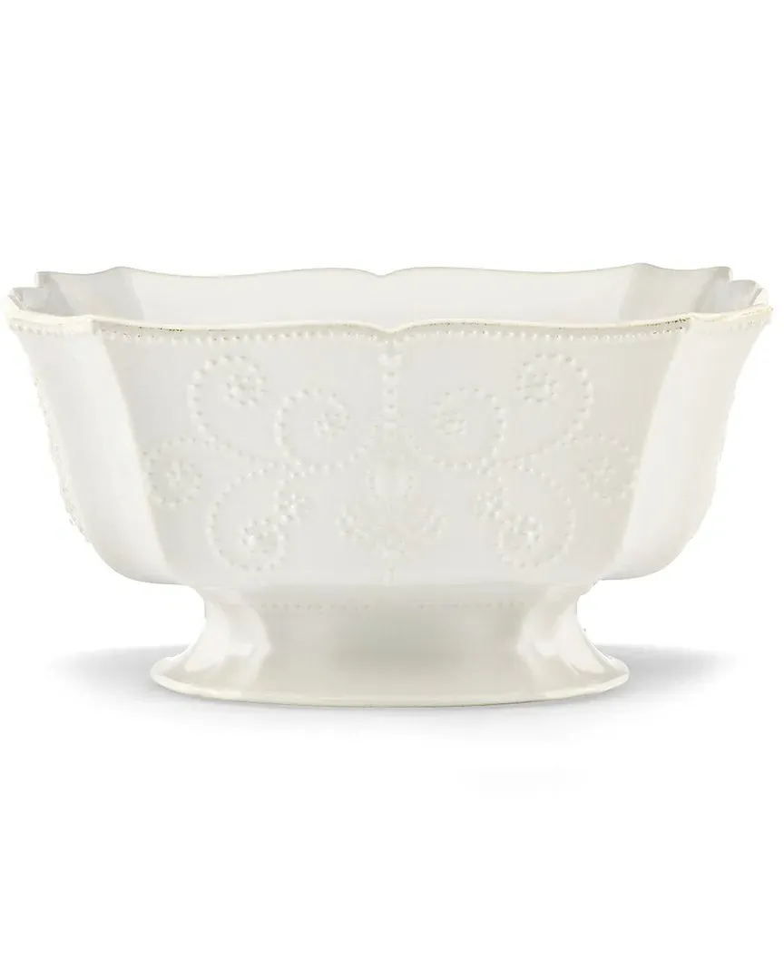 French Perle Centerpiece Bowl - White