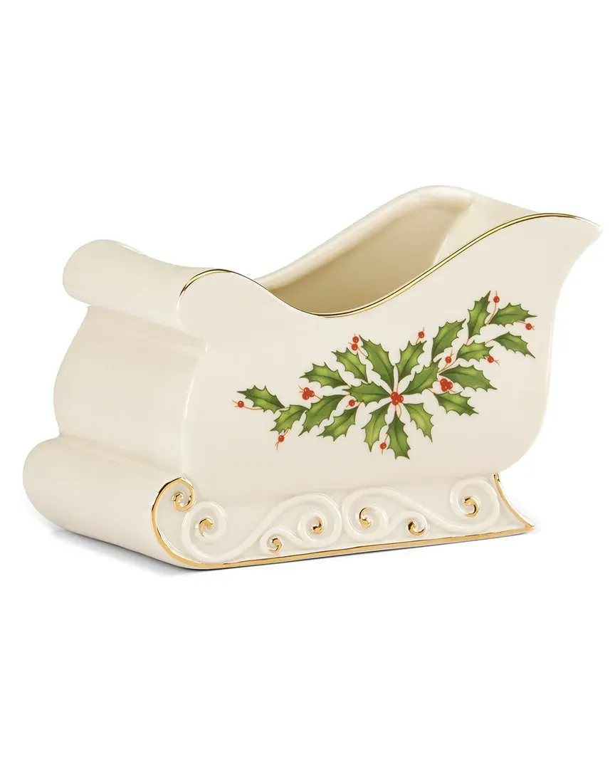 Holiday Sleigh Candy Dish - Multicolor, Porcelain image