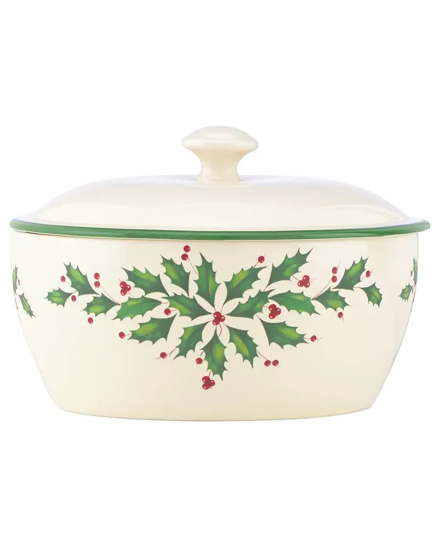 Hosting The Holidays Covered Casserole - Multicolor, Porcelain