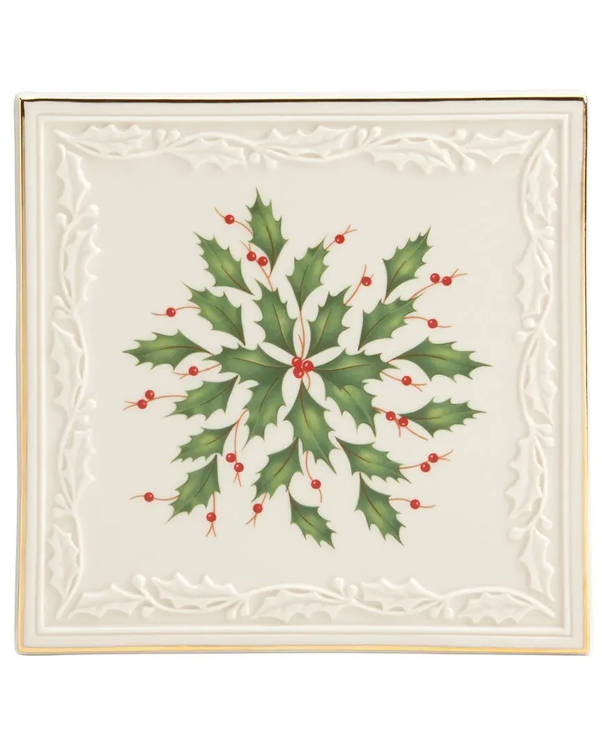 Hosting The Holidays Square Trivet - Multicolor, Porcelain image