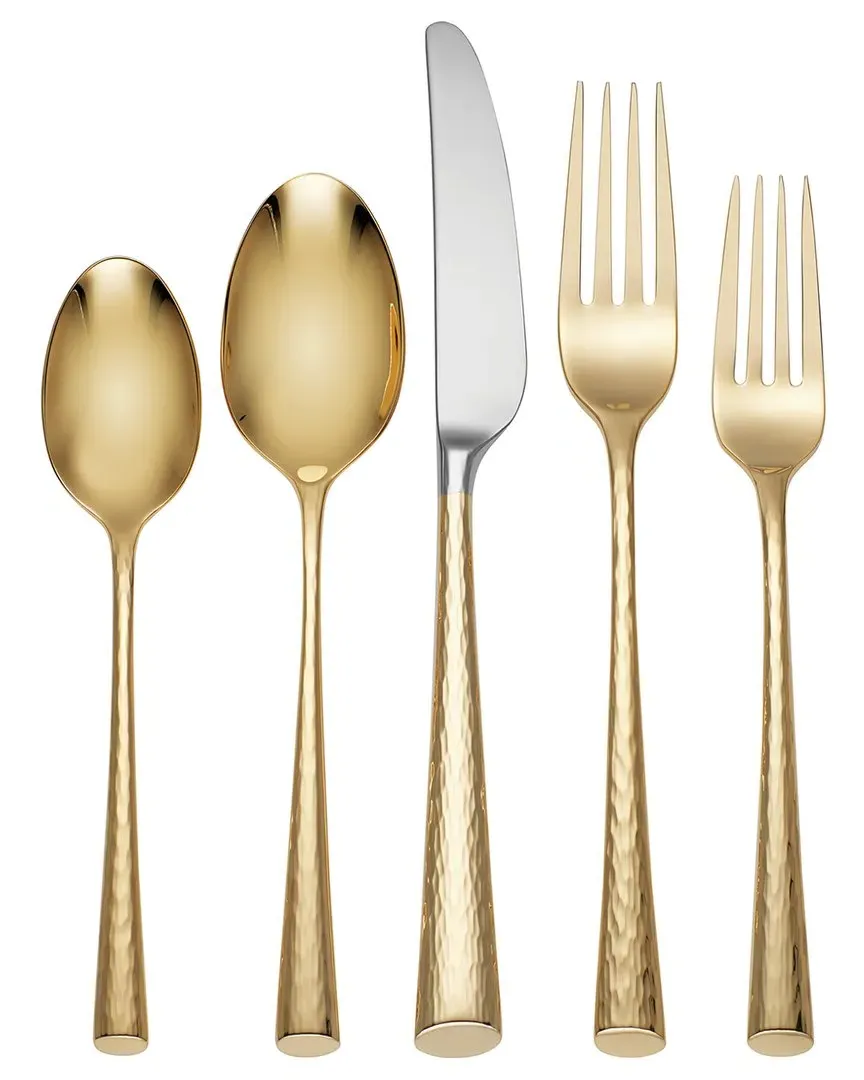 Imperial Caviar 5-Piece Flatware Setting - Gold, Stainless Steel image