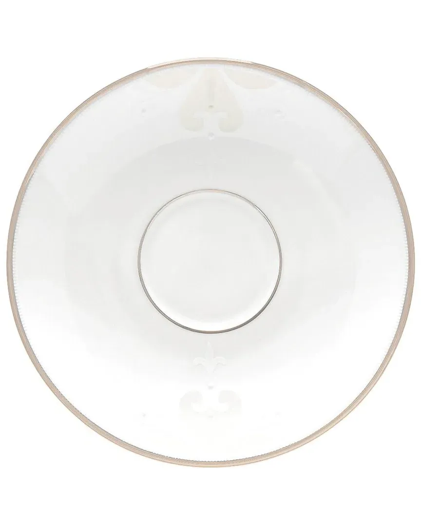 Opal Innocence Scroll Saucer - White, Bone China