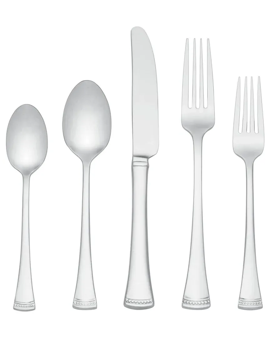 Portola 65pc Flatware Set - Stainless Steel
