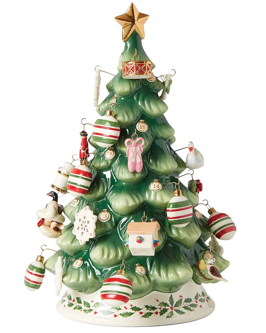 Treasured Traditions Advent Calendar Tree with Ornaments - Multicolor