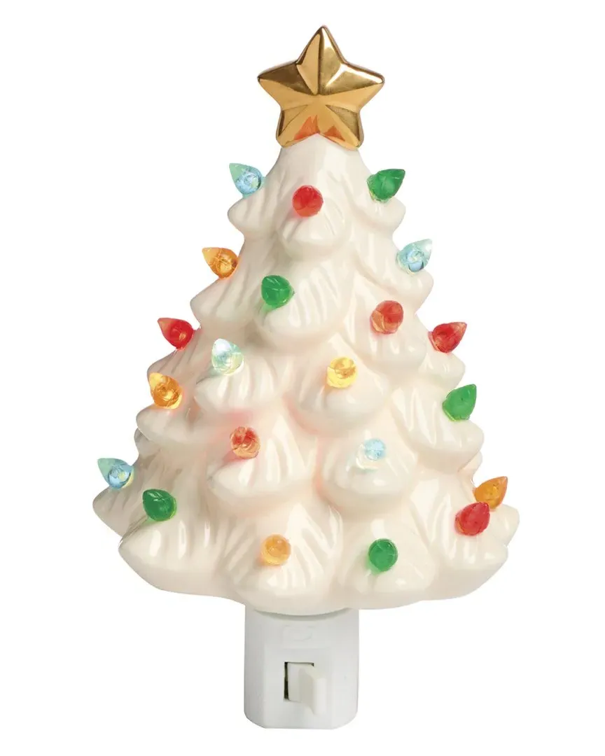 Treasured Traditions Tree Night Light - Multicolor, Porcelain image