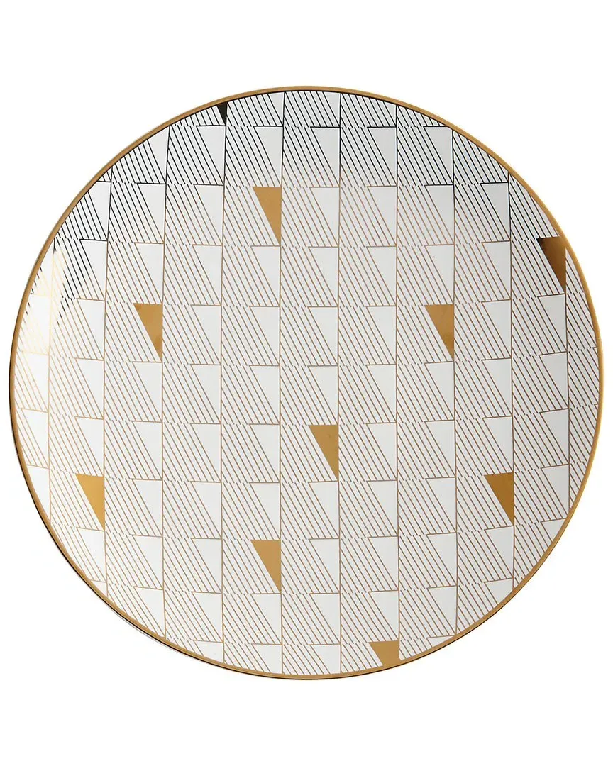 Trianna Salad Plate - White Gold, Porcelain image